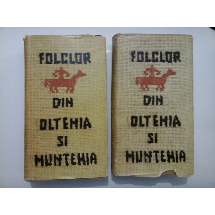 FOLCLOR DIN OLTENIA SI MUNTENIA (2 Volume) - 1967 FOLCLOR DIN OLTENIA SI MUNTENIA (2 Volume) - 1967